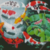 Koi Japanese Fish Art Diamond Painting