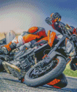 Ktm Duke 390 Rider Diamond Painting