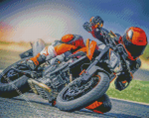 Ktm Duke 390 Rider Diamond Painting