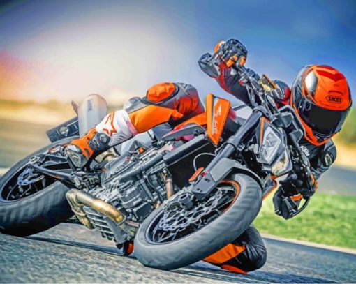 Ktm Duke 390 Rider Diamond Painting