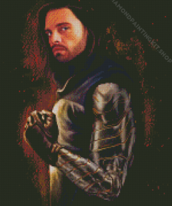 Bucky Barnes Sebastian Stan Diamond Painting