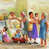 Ladies Talking In The Shop Dianne Dengel Diamond Painting