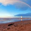 Lighthouse With Rainbow Seascape Diamond Painting