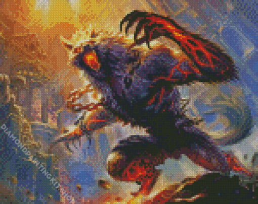 Mad Fenrir Diamond Painting