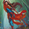 Magic The Gathering Narset Diamond Painting