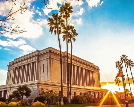 Mesa Arizona Temple Diamond Painting