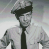 Monochrome Barney Fife Diamond Painting