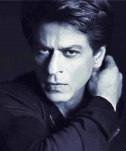 Monochrome Shahrukh Khan Diamond Painting