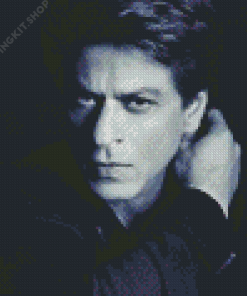 Monochrome Shahrukh Khan Diamond Painting