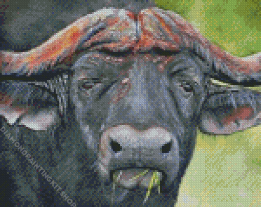 Muskox Face Diamond Painting