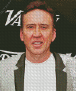 Nicolas Cage Diamond Painting