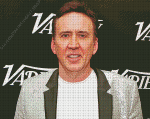 Nicolas Cage Diamond Painting