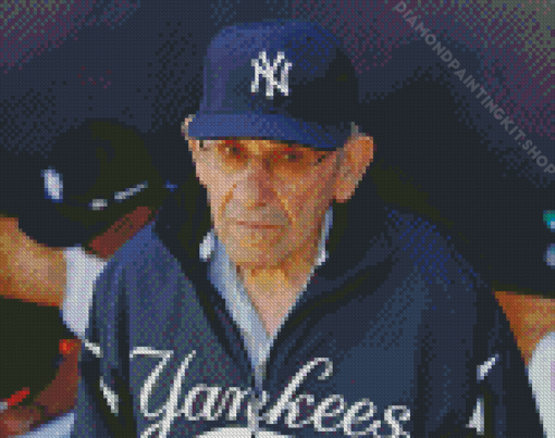 Old Yogi Berra Diamond Painting