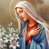 Our Lady Of The Lilies Art Diamond Painting