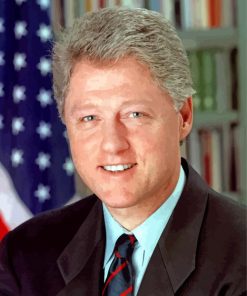 President Bill Clinton Diamond Painting