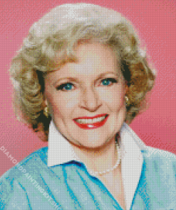 Pretty Betty White Diamond Painting