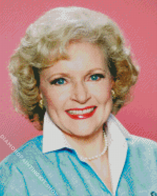 Pretty Betty White Diamond Painting