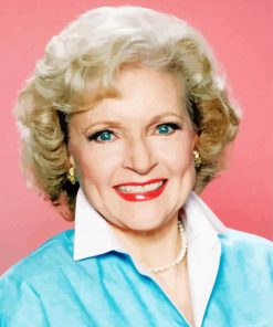 Pretty Betty White Diamond Painting