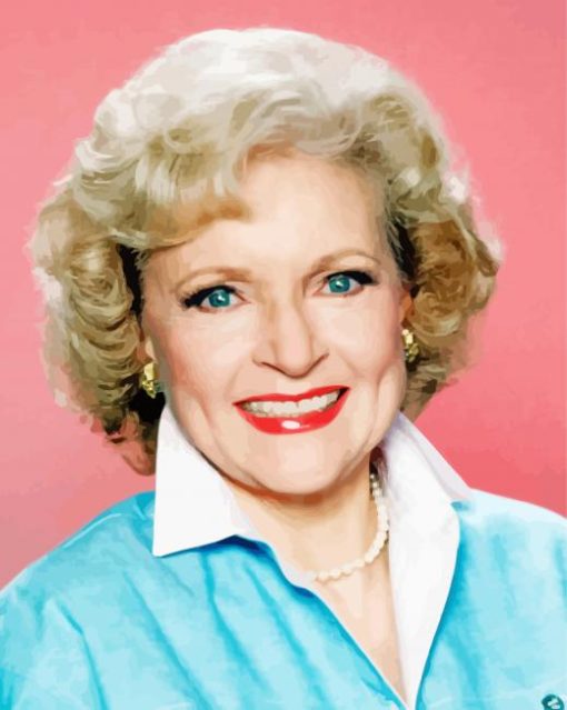 Pretty Betty White Diamond Painting