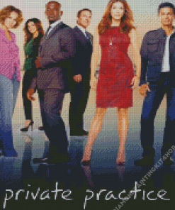 Private Practice Serie Characters Diamond Painting