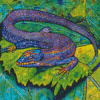 Psychedelic Lizard Diamond Painting