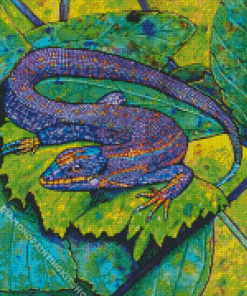 Psychedelic Lizard Diamond Painting