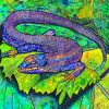 Psychedelic Lizard Diamond Painting