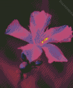 Purple Oleander Flower Diamond Painting