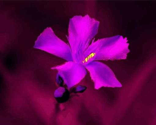 Purple Oleander Flower Diamond Painting