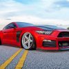 Red Mustang Ford Diamond Painting