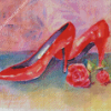 Red Shoes Diamond Painting