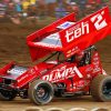 Red Sprint Car Diamond Painting