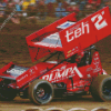 Red Sprint Car Diamond Painting