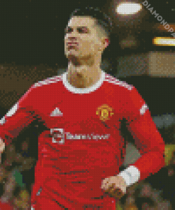 Ronaldo Man Utd Diamond Painting