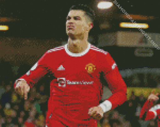 Ronaldo Man Utd Diamond Painting