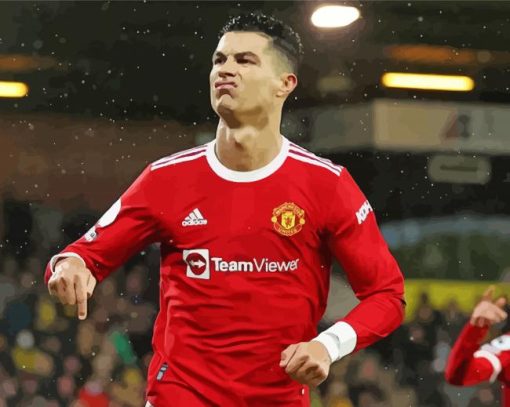 Ronaldo Man Utd Diamond Painting