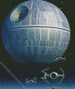 Star Wars Fantasy Death Star Diamond Painting