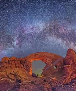 Starry Night Capitol Reef National Park Diamond Painting