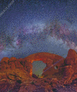 Starry Night Capitol Reef National Park Diamond Painting