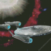 Starship Enterprise Art Diamond Painting