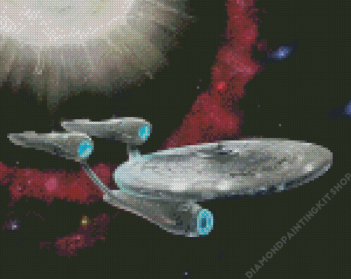 Starship Enterprise Art Diamond Painting