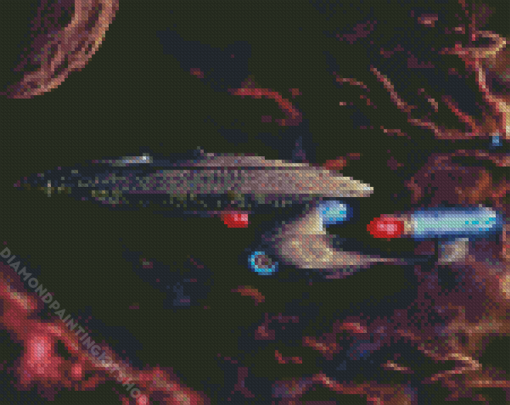 Starship Enterprise Star Trek Diamond Painting