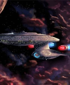 Starship Enterprise Star Trek Diamond Painting