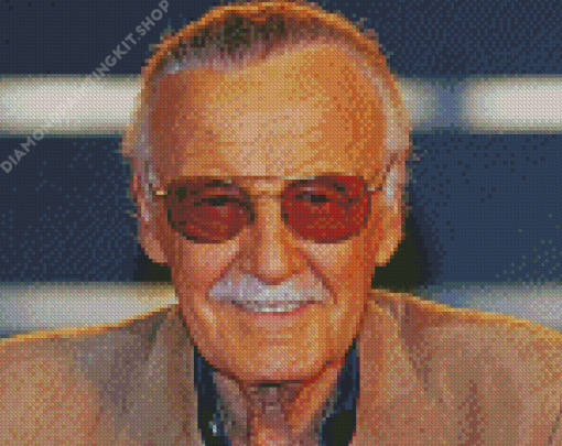 The American Writer Stan Lee Diamond Painting