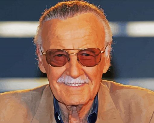 The American Writer Stan Lee Diamond Painting