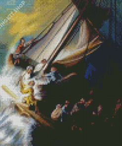 The Storm On The Sea Of Galilee Diamond Painting