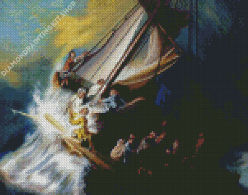 The Storm On The Sea Of Galilee Diamond Painting