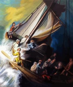 The Storm On The Sea Of Galilee Diamond Painting