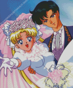 Vintage Anime Wedding Diamond Painting