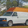 White Van High Diamond Painting